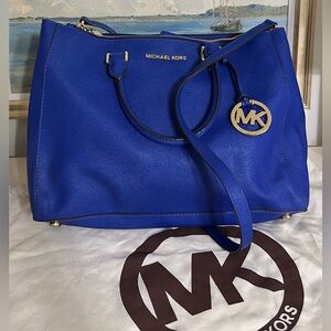 Michael Kors Royal Blue Tote Bag